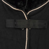 Waldhausen Coperta in Pile Modern Nero/Oro rosa