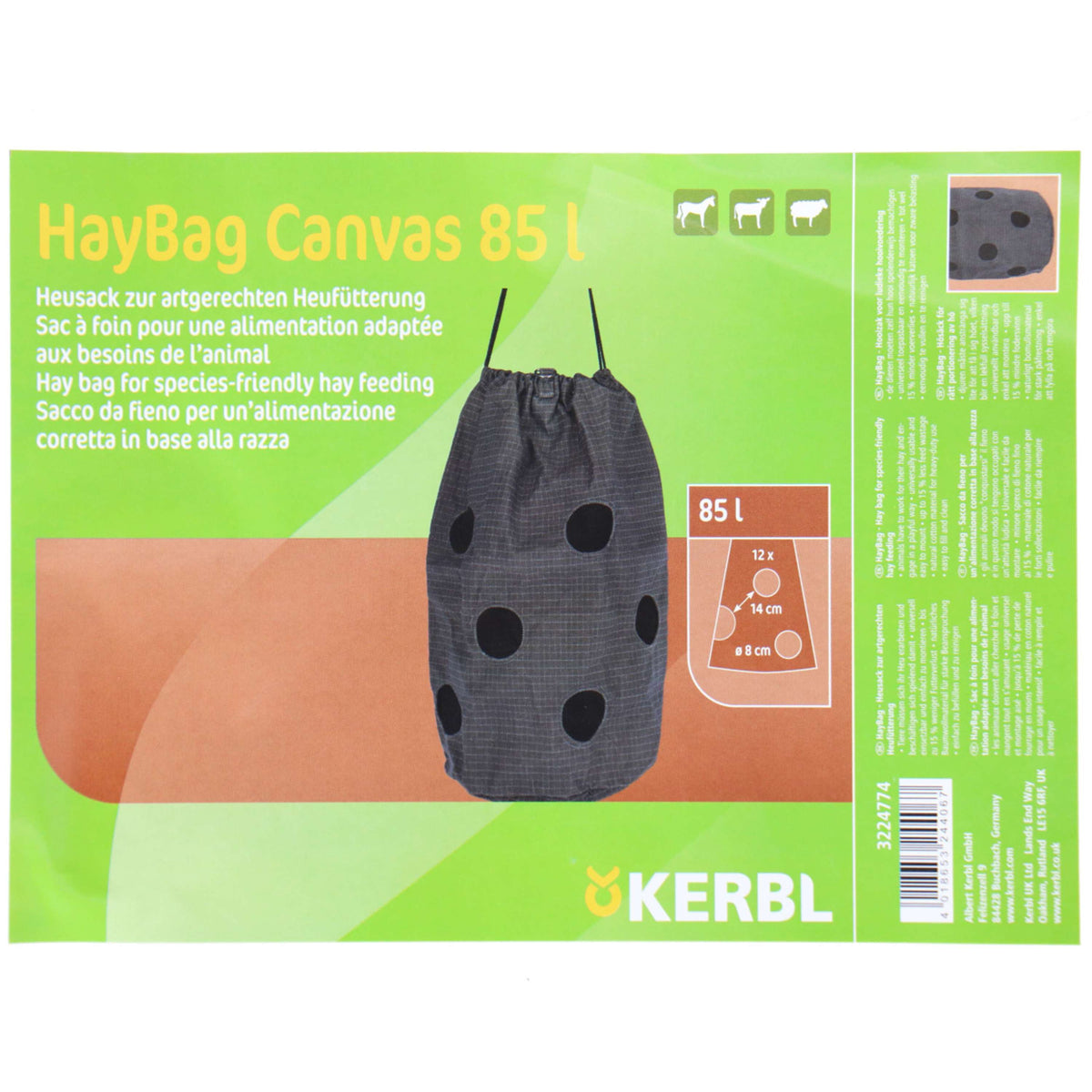 Kerbl Borsa per Fieno Grigio