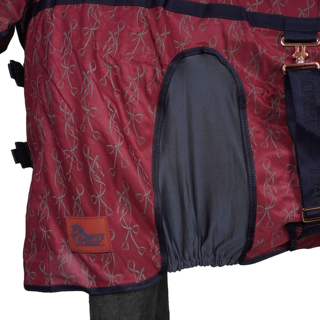 Harry's Horse Coperta Antimosche Mesh Superior Bordeaux