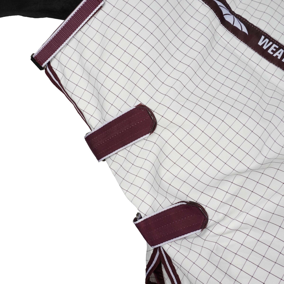 WeatherBeeta Coperta Estiva Hybrid Seasons Combo Neck White/Maroon