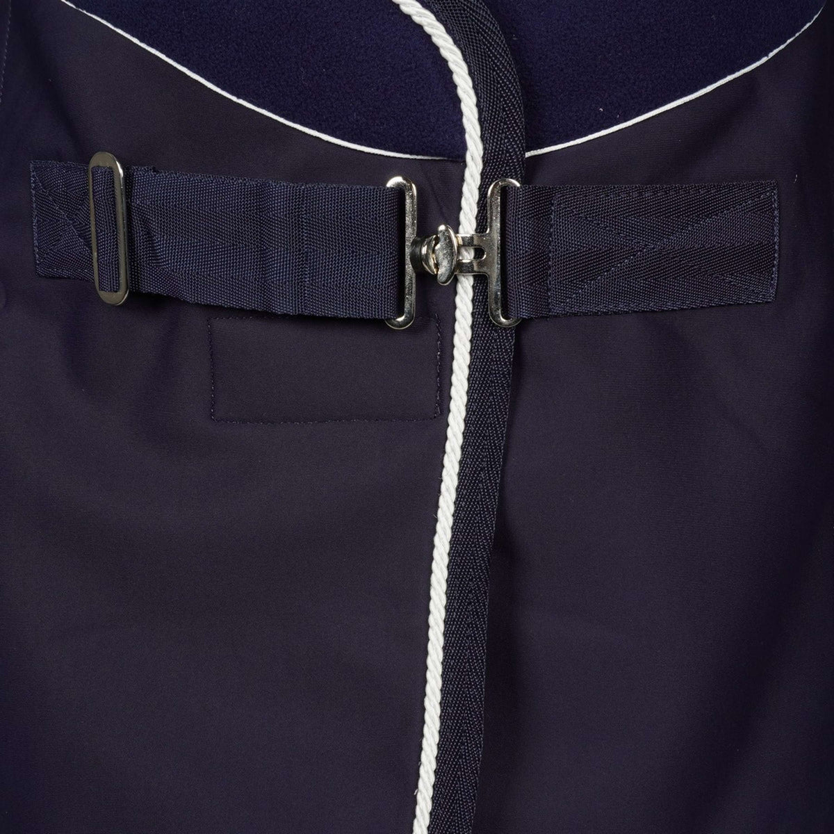 Weatherbeeta Coperta da esposizione Opulence Standard Neck Blu marino/bianco