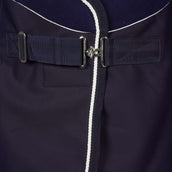 Weatherbeeta Coperta da esposizione Opulence Standard Neck Blu marino/bianco