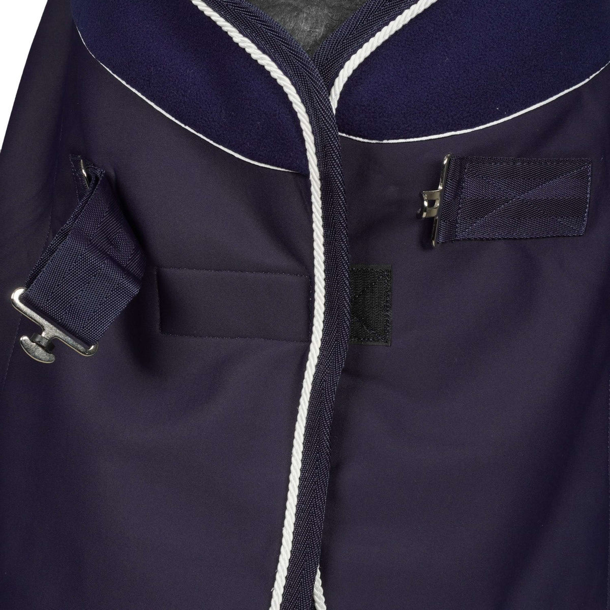 Weatherbeeta Coperta da esposizione Opulence Standard Neck Blu marino/bianco