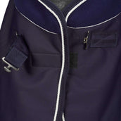 Weatherbeeta Coperta da esposizione Opulence Standard Neck Blu marino/bianco