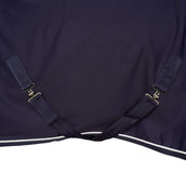 Weatherbeeta Coperta da esposizione Opulence Standard Neck Blu marino/bianco