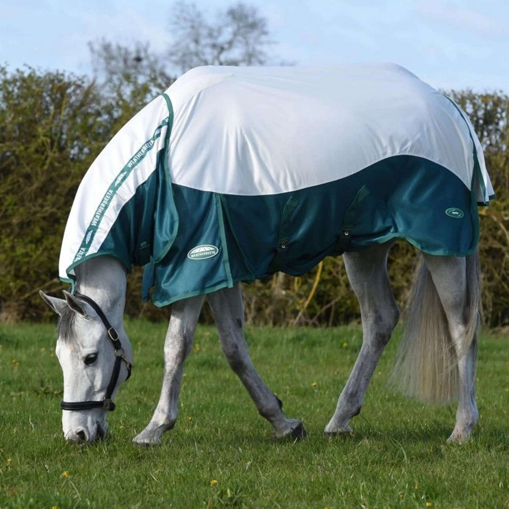 WeatherBeeta Coperta Antimosche ComFiTec Green-Tec Airflow Mesh Combo Neck White/Dragonfly Blue