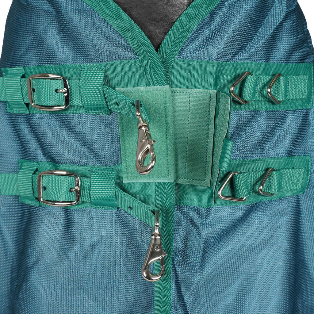 WeatherBeeta Coperta Antimosche ComFiTec Green-Tec Airflow Mesh Combo Neck White/Dragonfly Blue