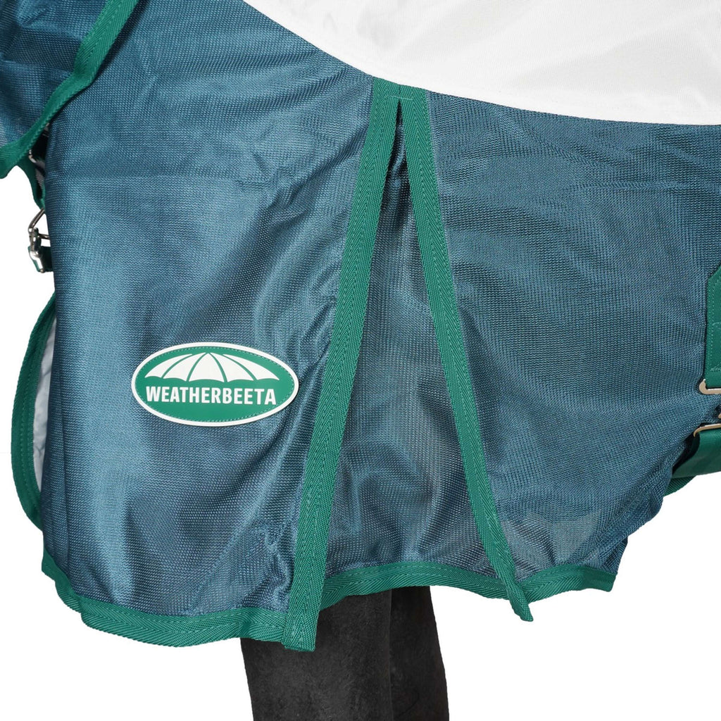 WeatherBeeta Coperta Antimosche ComFiTec Green-Tec Airflow Mesh Combo Neck White/Dragonfly Blue