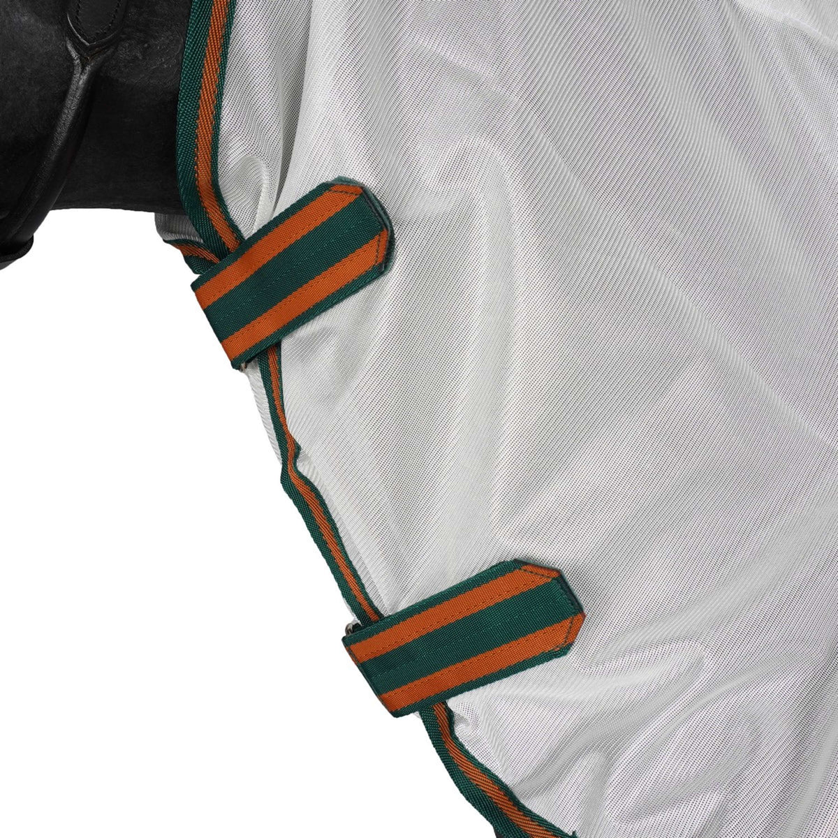 WeatherBeeta Coperta Antimosche ComFiTec Tyro Mesh Combo Neck White/Green/Burnt Orange