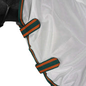 WeatherBeeta Coperta Antimosche ComFiTec Tyro Mesh Combo Neck White/Green/Burnt Orange