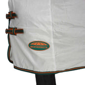 WeatherBeeta Coperta Antimosche ComFiTec Tyro Mesh Combo Neck White/Green/Burnt Orange