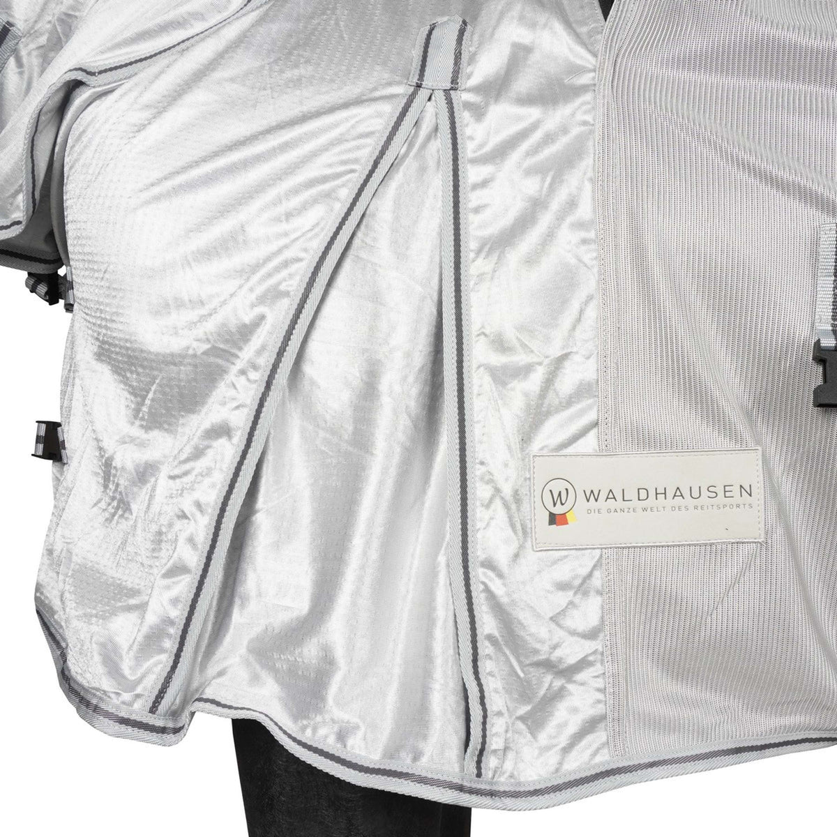Waldhausen Ekzema/Fliegendecke Protect Grigio argento/Grigio
