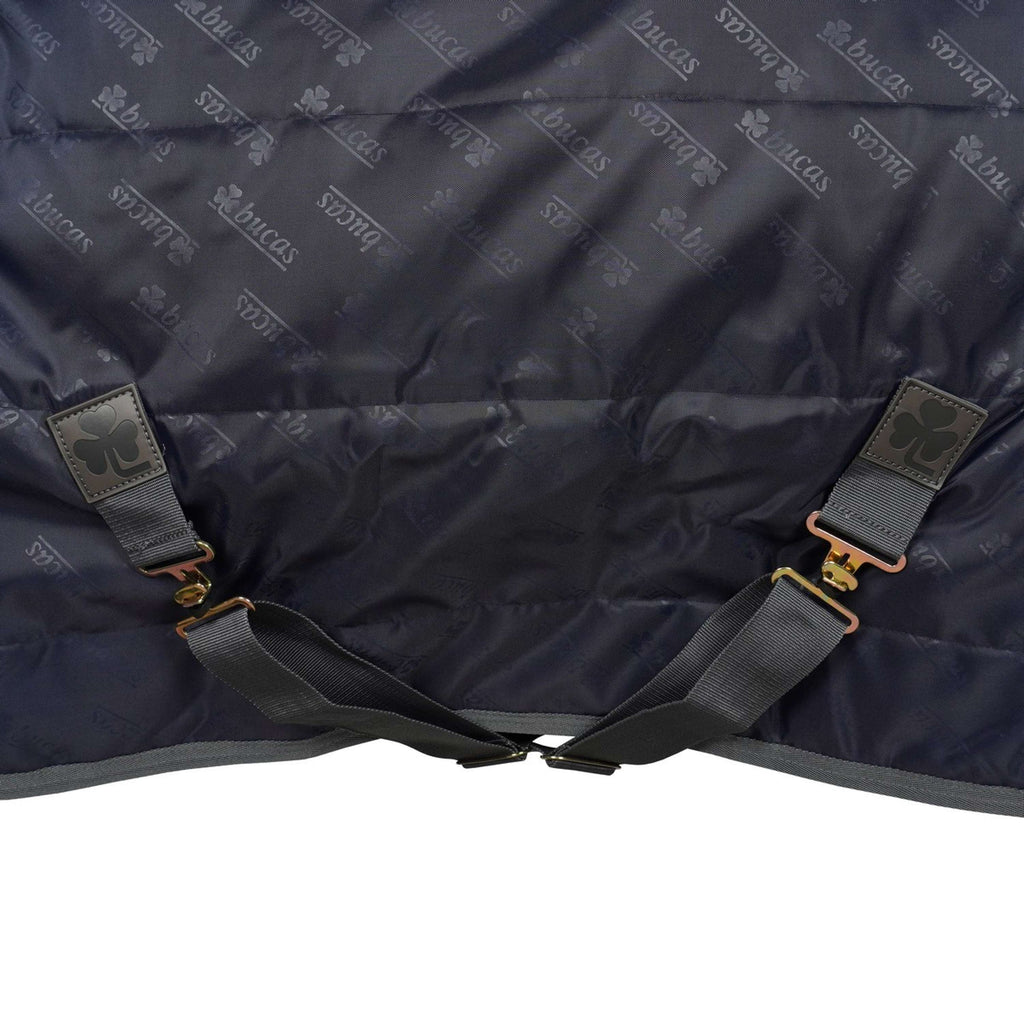 Bucas Stalldecke Show-Line Blu marino/grigio