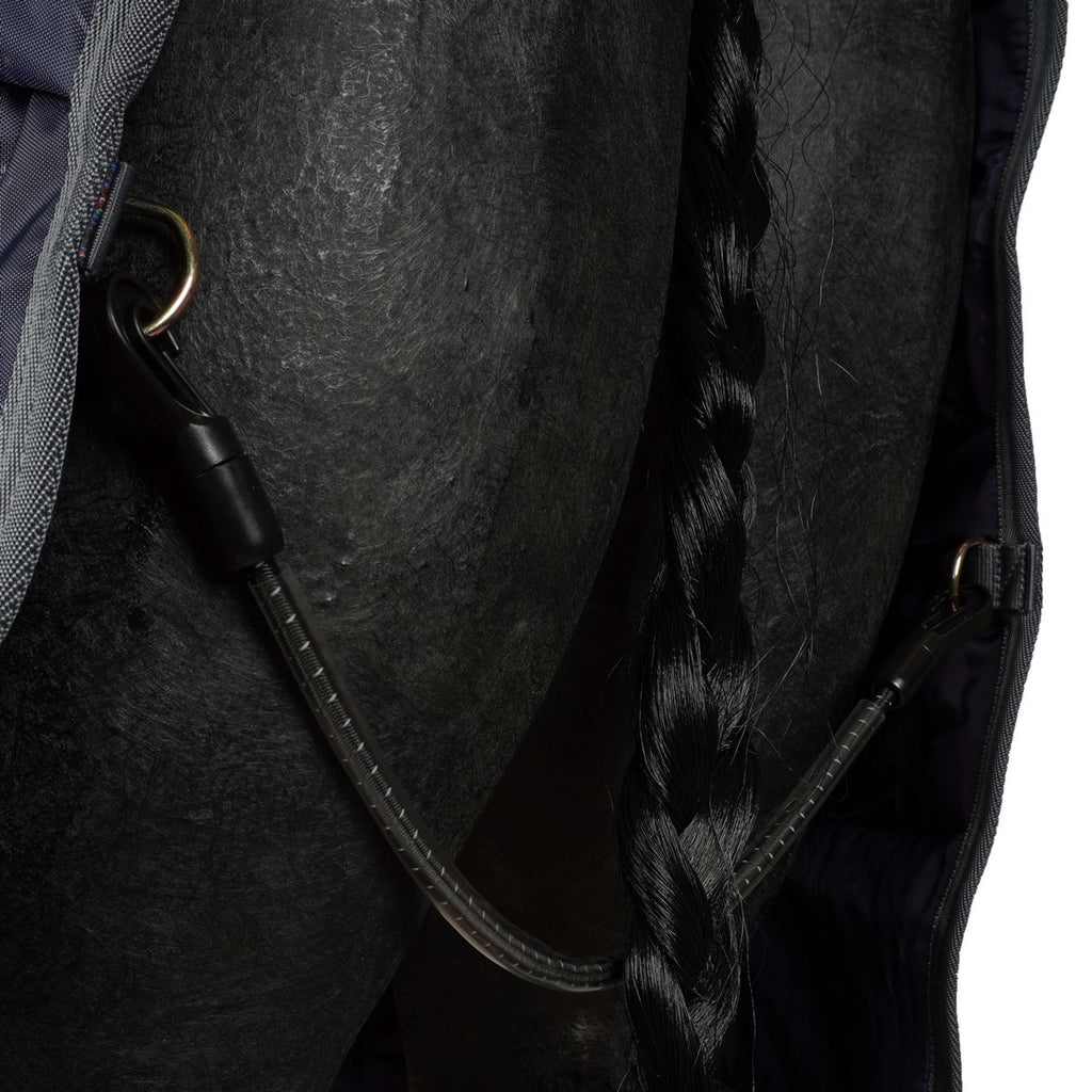 Bucas Stalldecke Show-Line Blu marino/grigio