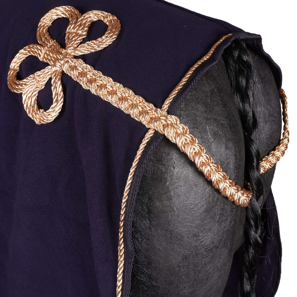 HKM Coperta antisudore Blu scuro/oro rosa