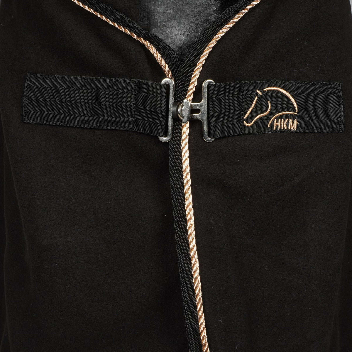 HKM Coperta antisudore Nero/Oro rosa