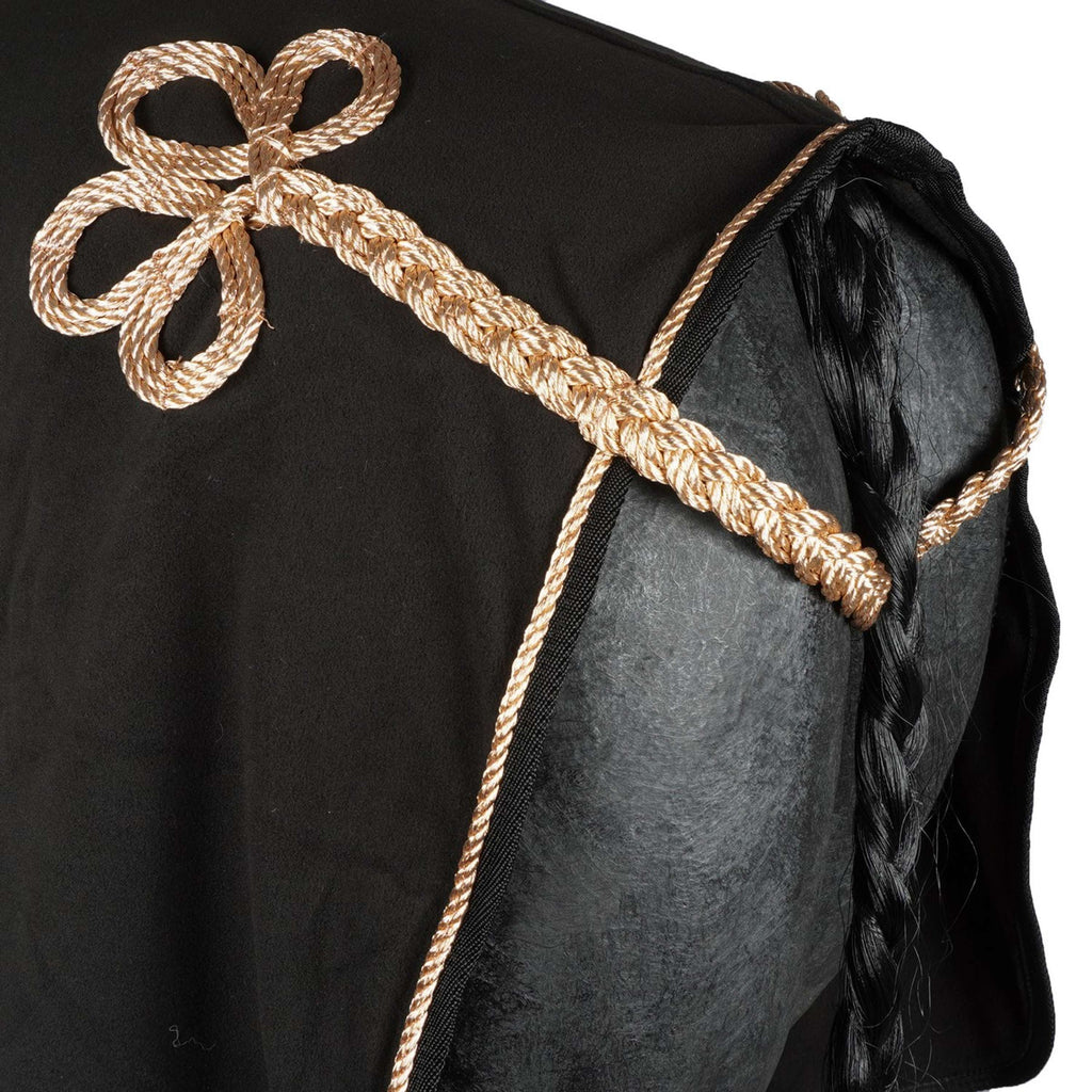HKM Coperta antisudore Nero/Oro rosa