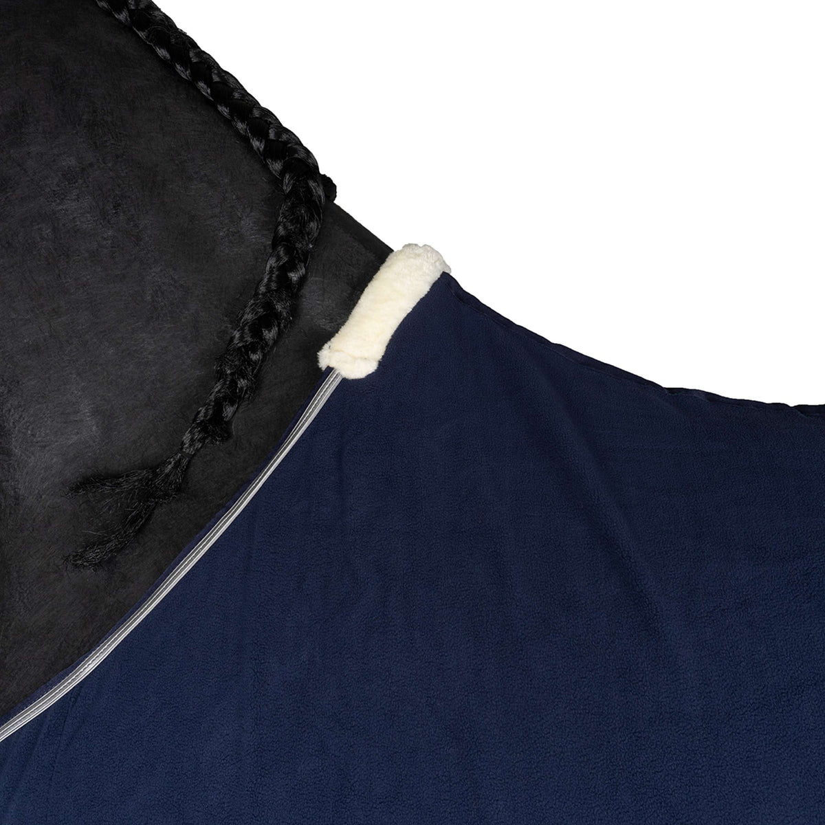 EQUITHÈME Coperta in Pile Vague Navy