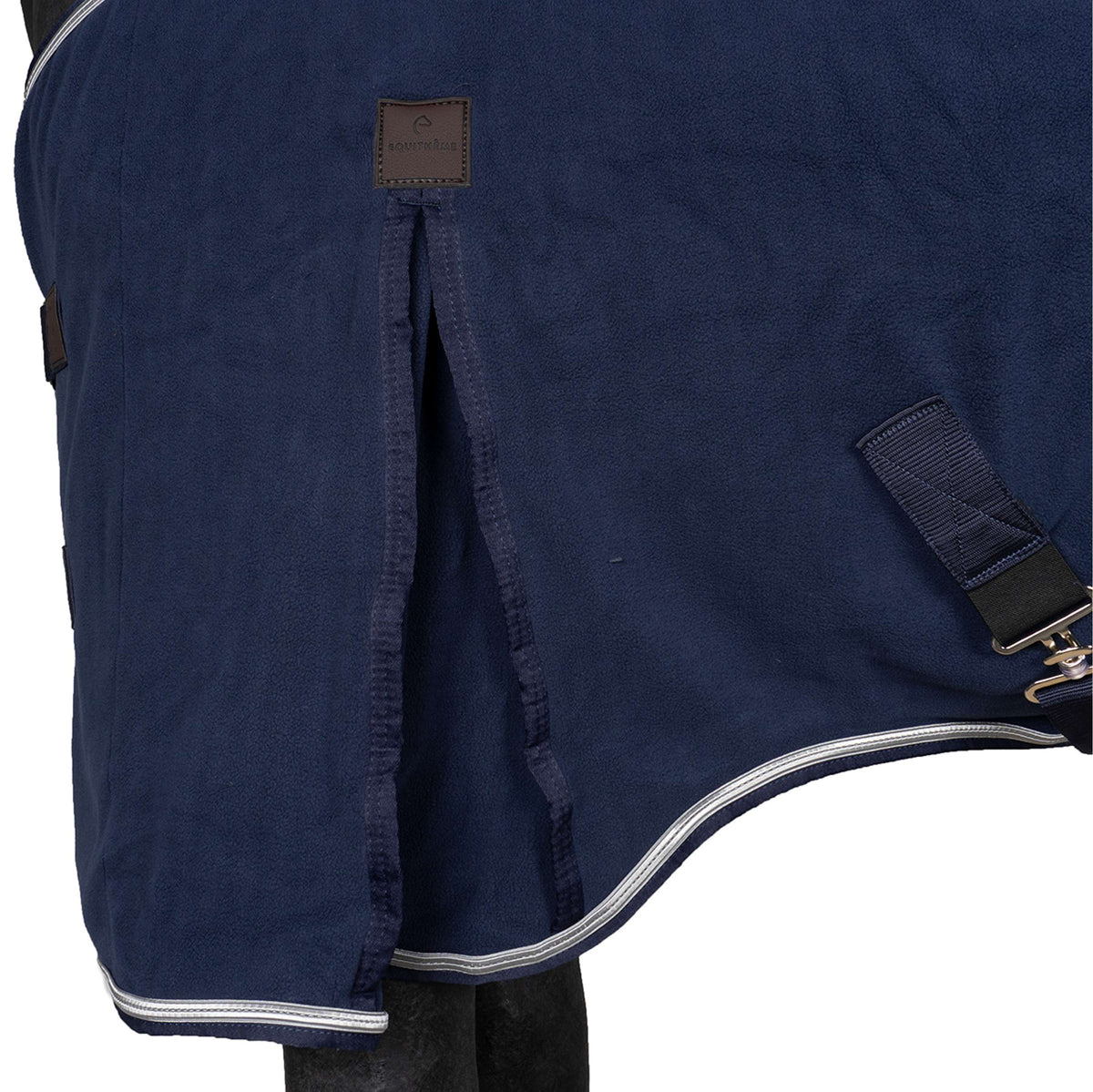 EQUITHÈME Coperta in Pile Vague Navy