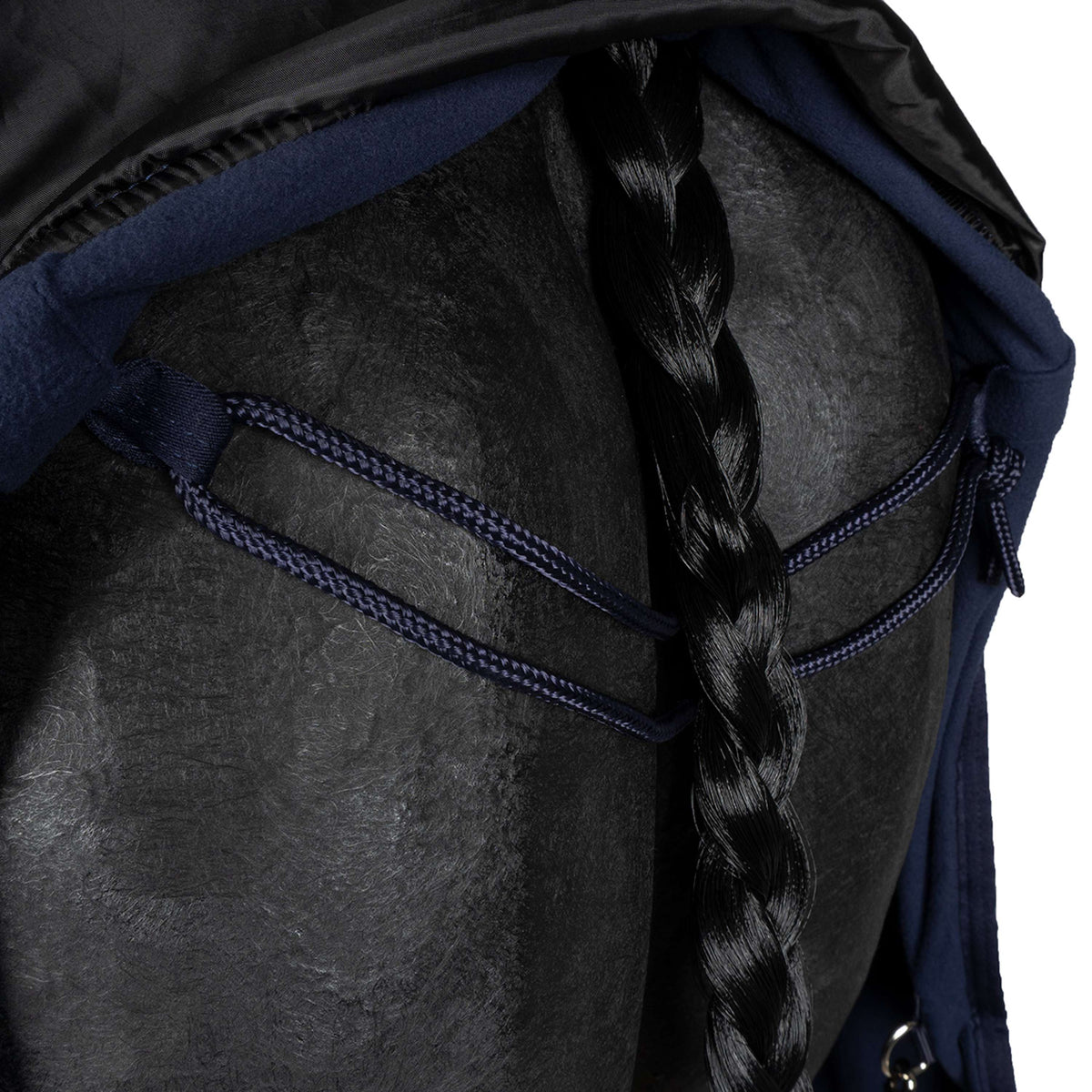 EQUITHÈME Coperta in Pile Vague Navy