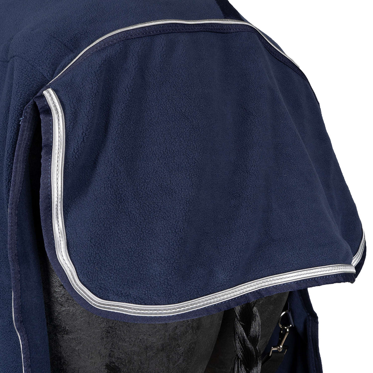 EQUITHÈME Coperta in Pile Vague Navy