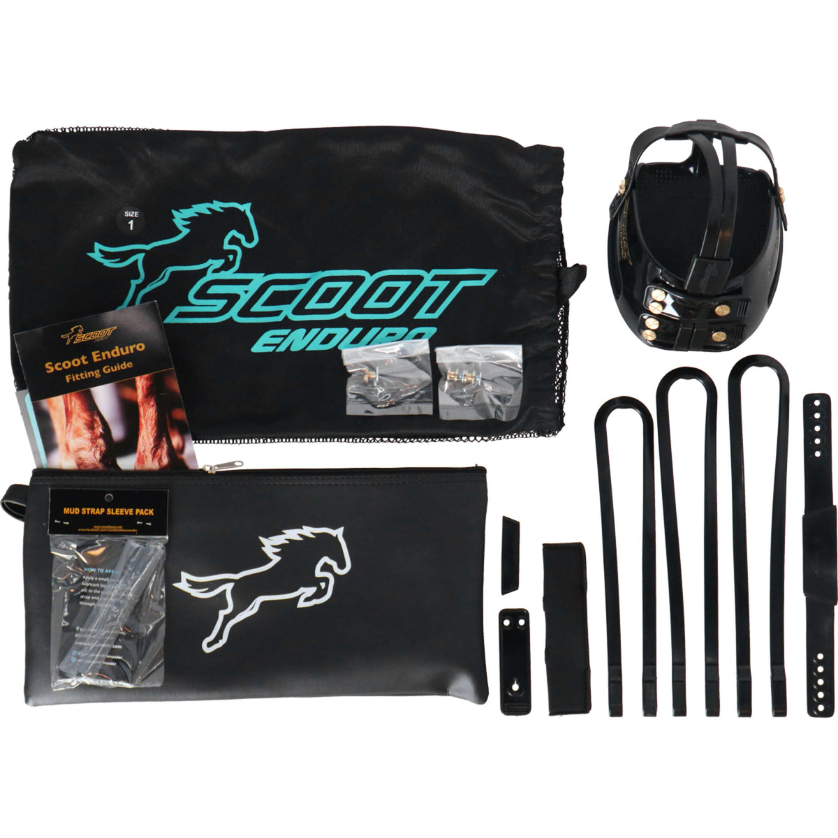 Scoot Boots Ferratura Enduro Single Nero