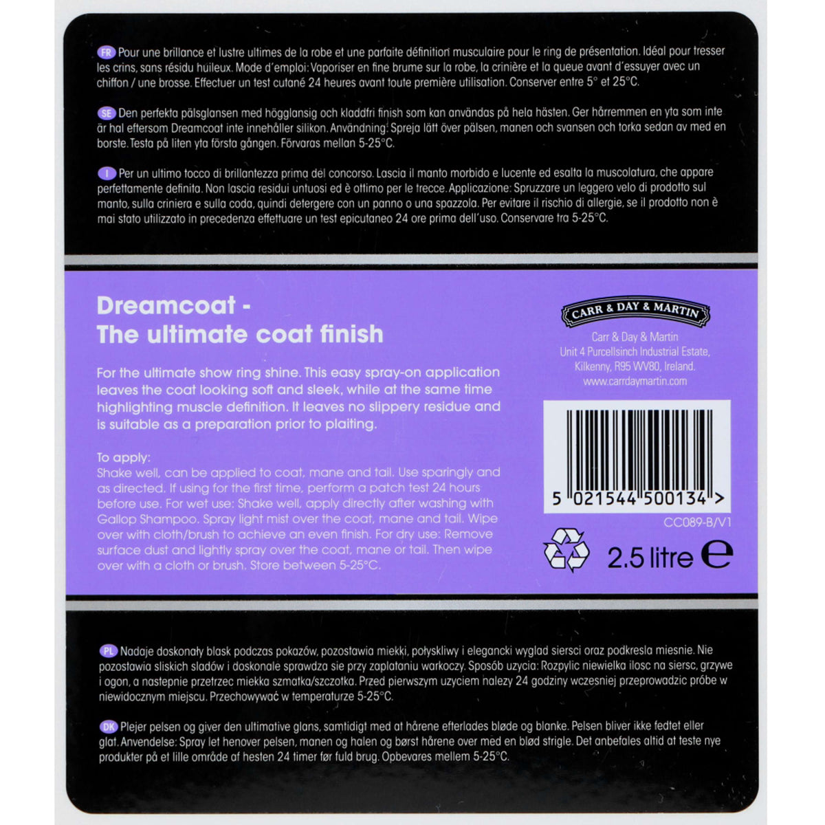 Carr & Day & Martin Lozione per criniera/coda Refill