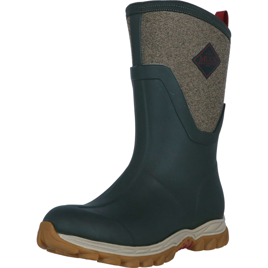 Muck Boot Arctic Sport II metà Donne Olive/Tweed