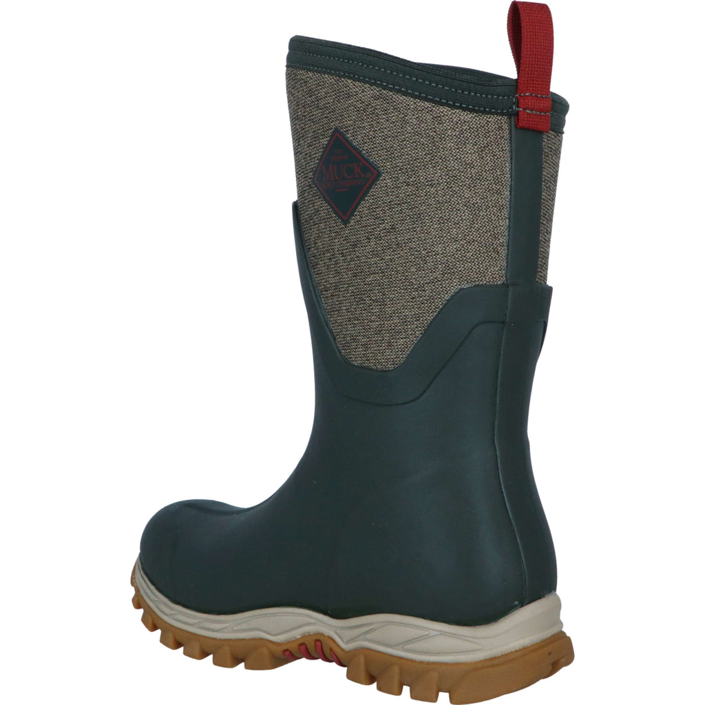 Muck Boot Arctic Sport II metà Donne Olive/Tweed