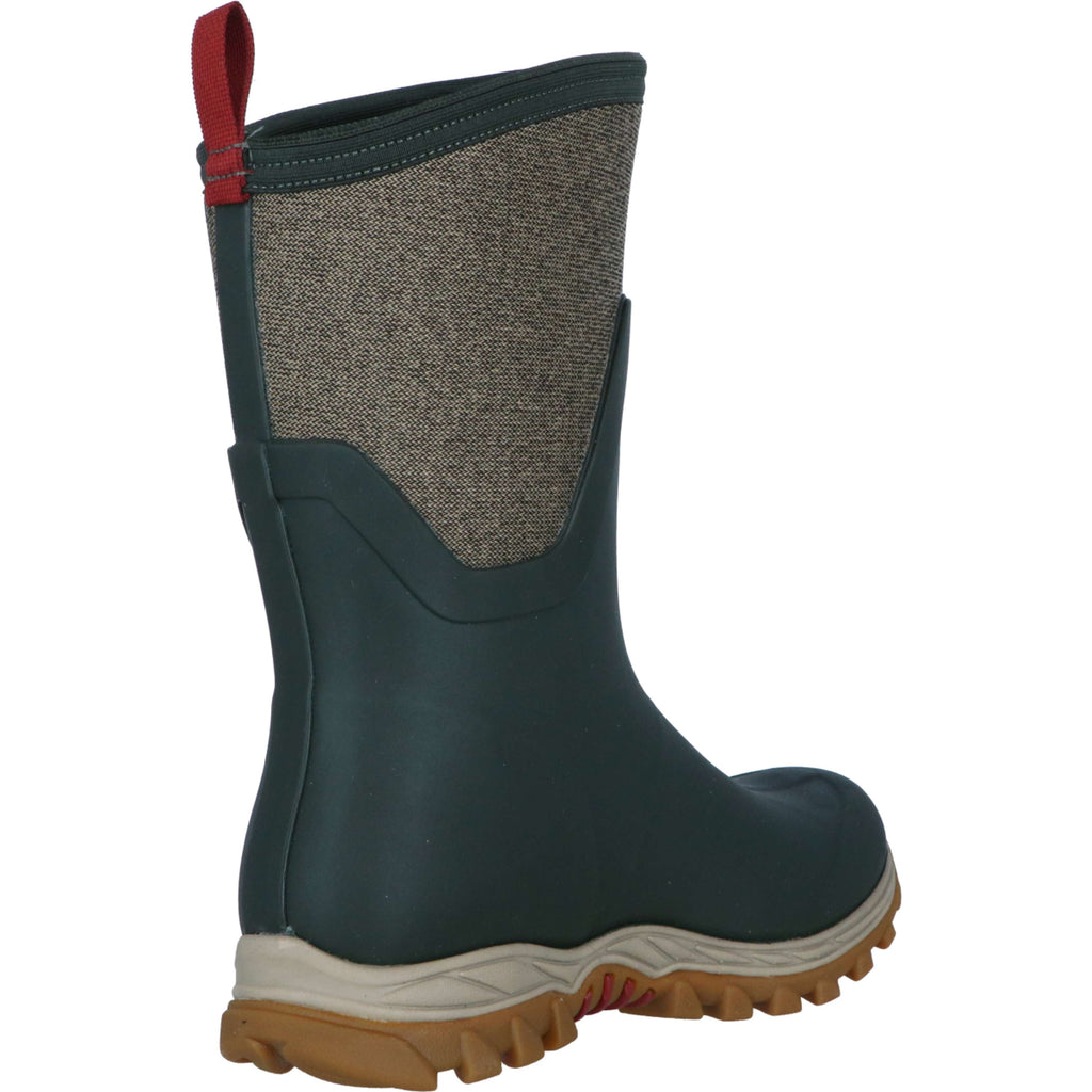 Muck Boot Arctic Sport II metà Donne Olive/Tweed