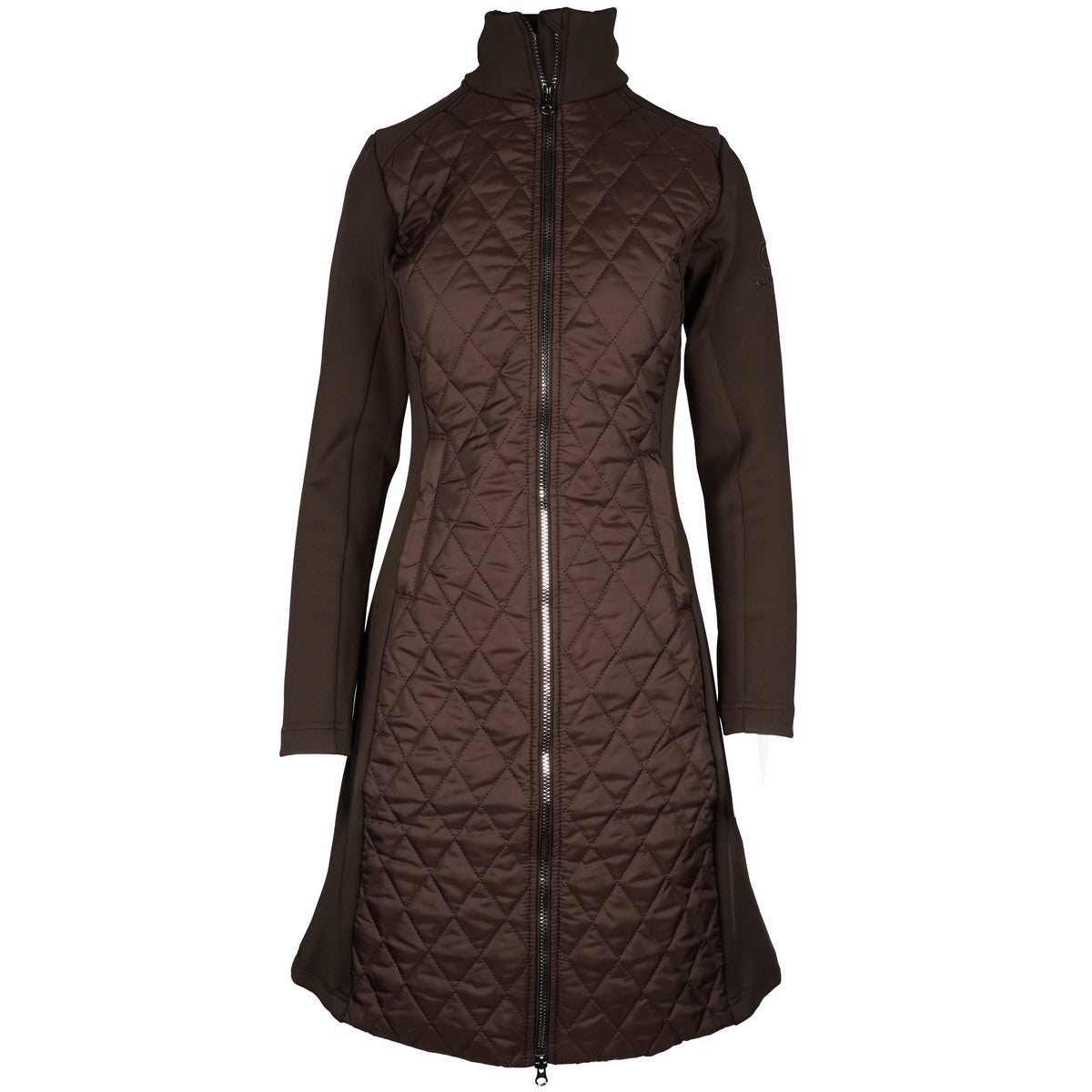 Montar Jack MoQuinn Quilted Long Marrone