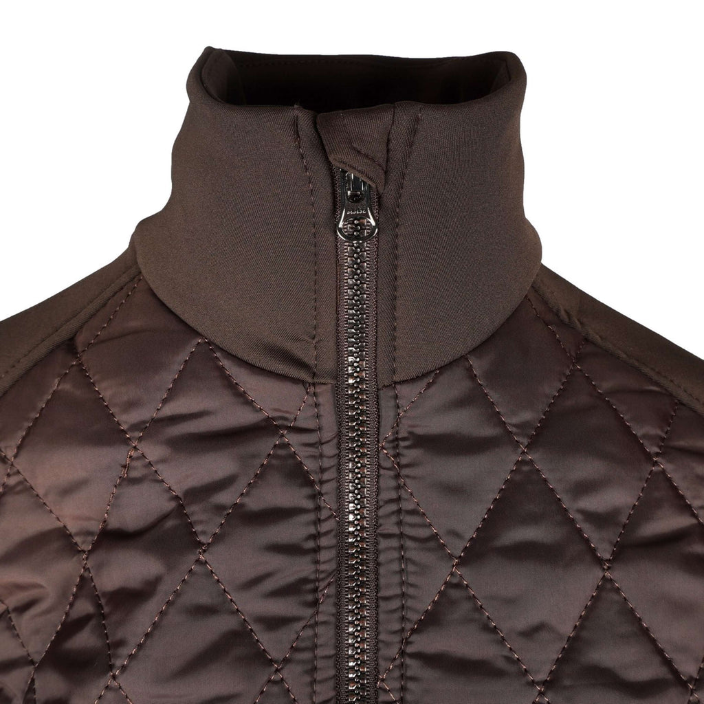 Montar Jack MoQuinn Quilted Long Marrone