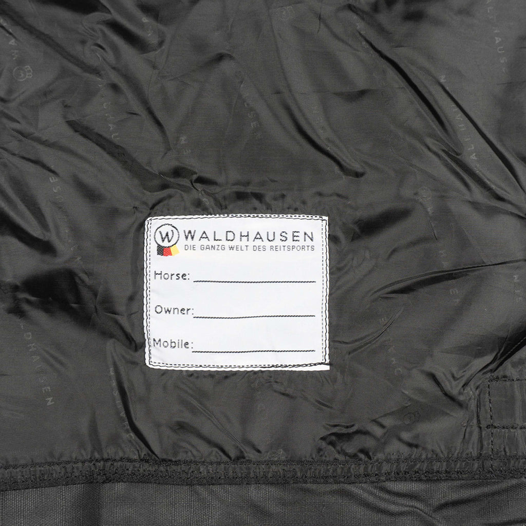 Waldhausen Tappeto da Esterno Nordic High Neck Light Nero