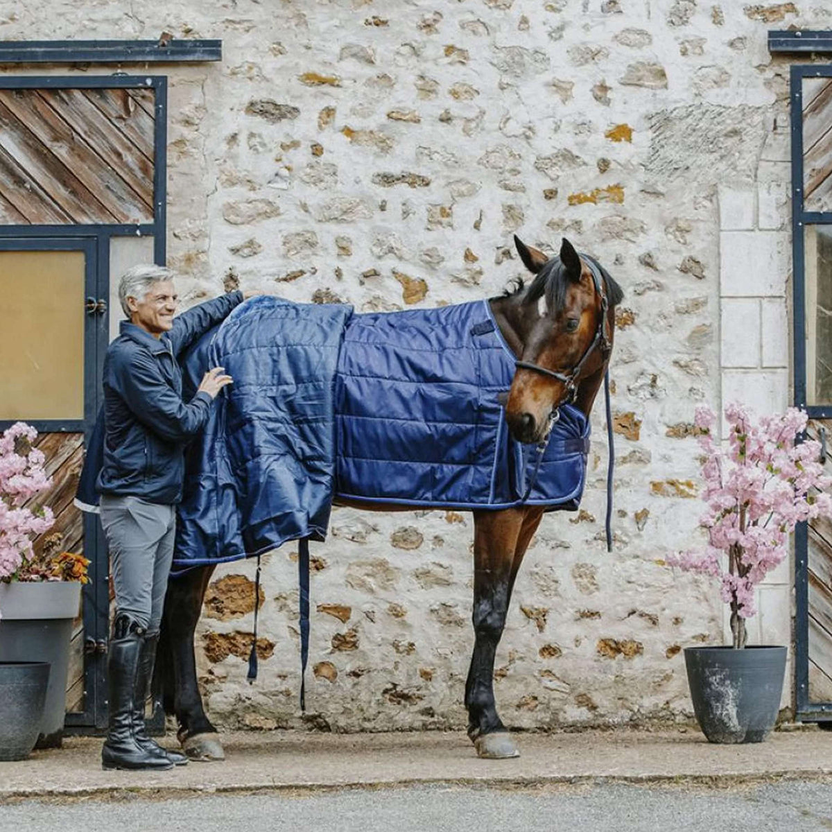 EQUITHÈME Sottocoperta Classic 300g Navy
