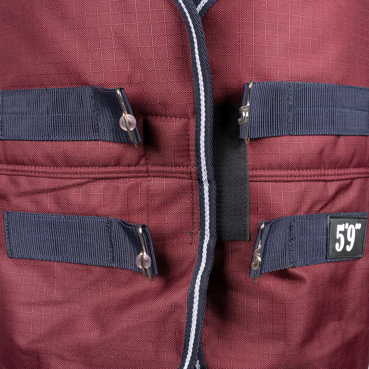 EQUITHÈME Tappeto da Esterno 1200D 150g Standard Borgogna