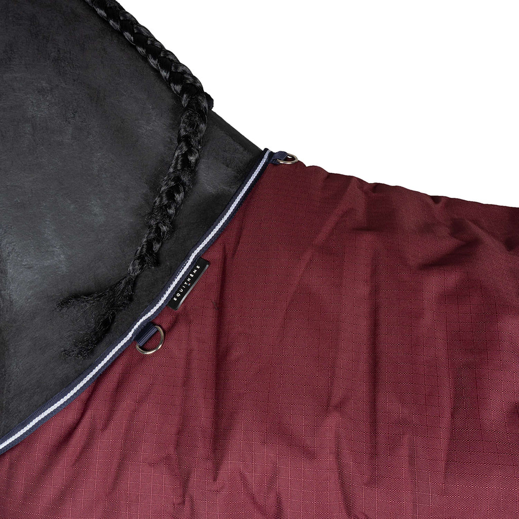 EQUITHÈME Tappeto da Esterno 1200D 0g Standard Borgogna