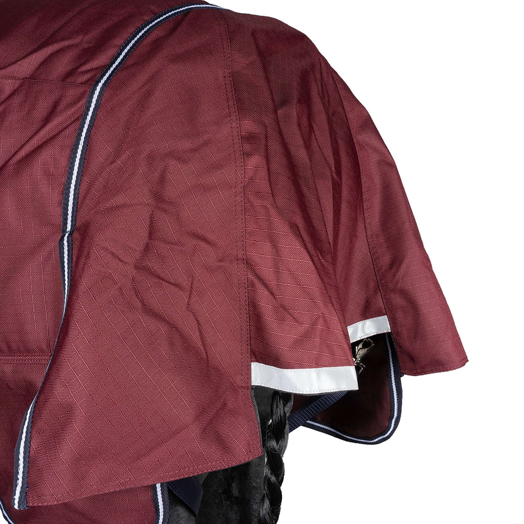 EQUITHÈME Tappeto da Esterno 1200D 0g Standard Borgogna
