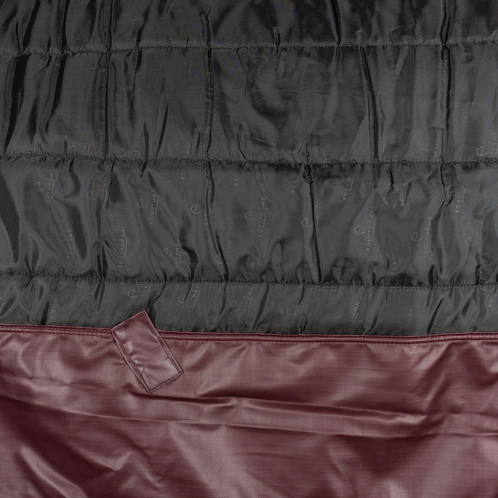 EQUITHÈME Tappeto da Esterno 1200D 150g Standard Borgogna
