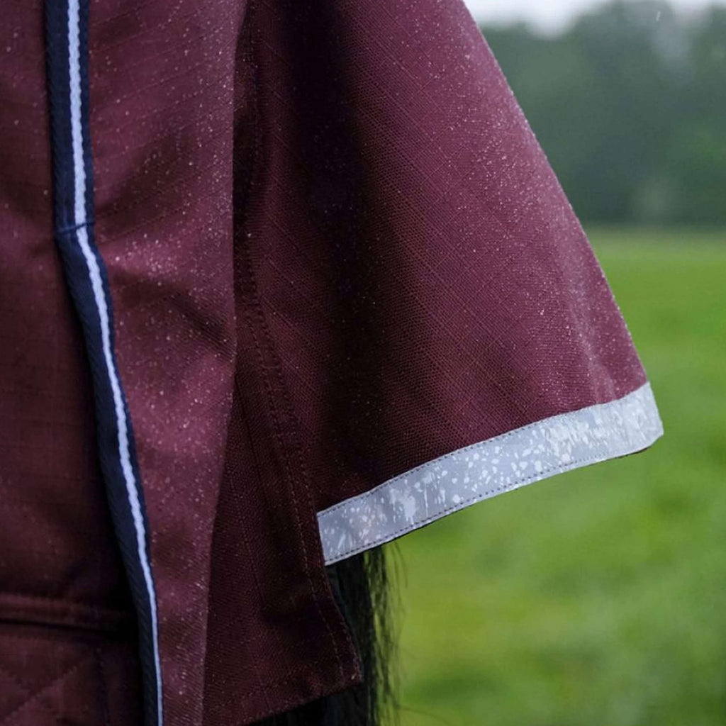EQUITHÈME Tappeto da Esterno 1200D 0g High Neck Borgogna