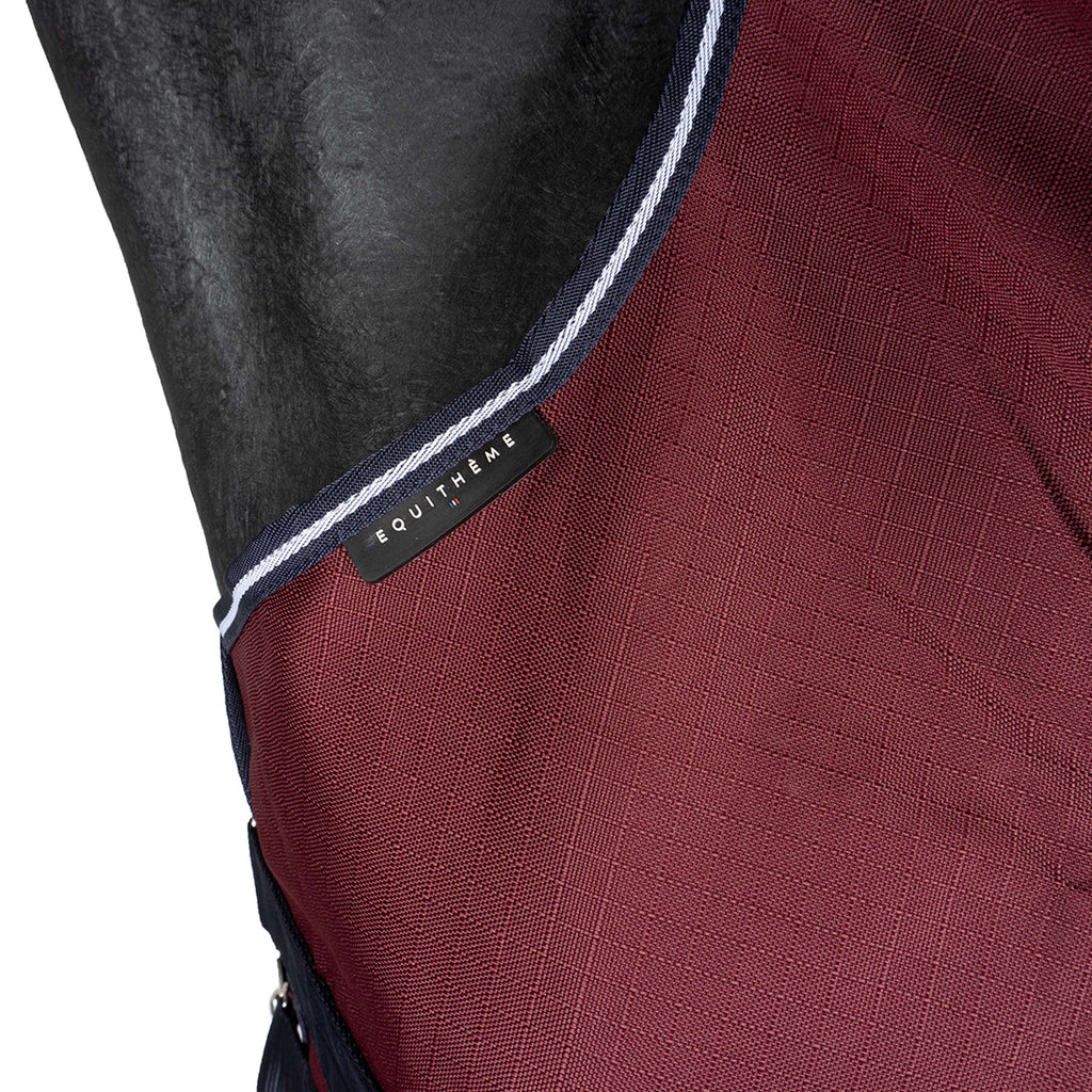 EQUITHÈME Tappeto da Esterno 1200D 0g High Neck Borgogna