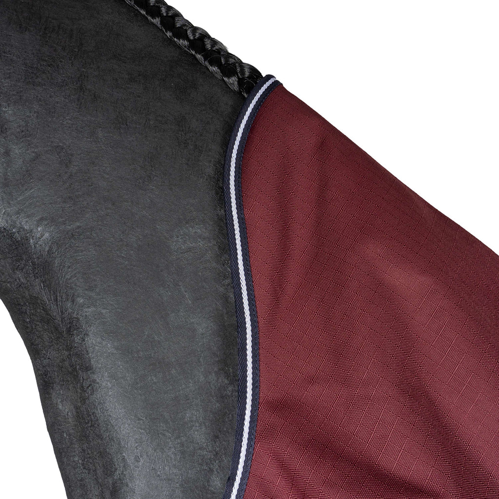 EQUITHÈME Tappeto da Esterno 1200D 0g High Neck Borgogna