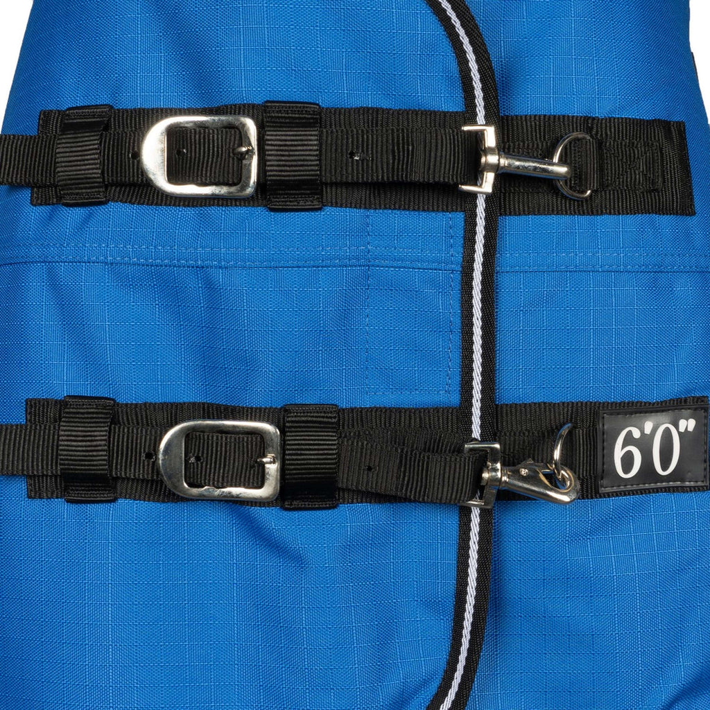EQUITHÈME Tappeto da Esterno 1200D 50g Aisance High Neck Royal Blue