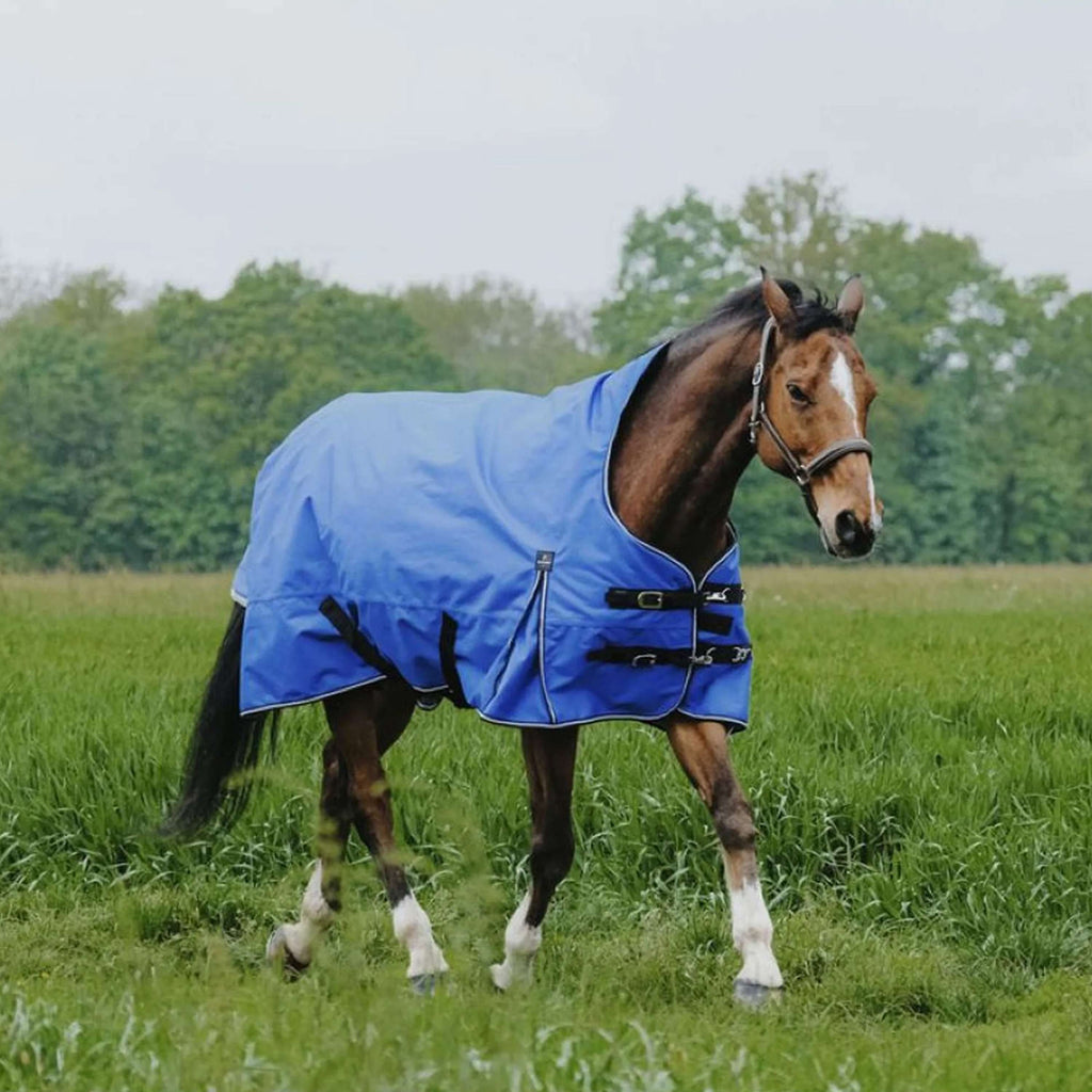 EQUITHÈME Tappeto da Esterno 1200D 0g Aisance High Neck Royal Blue