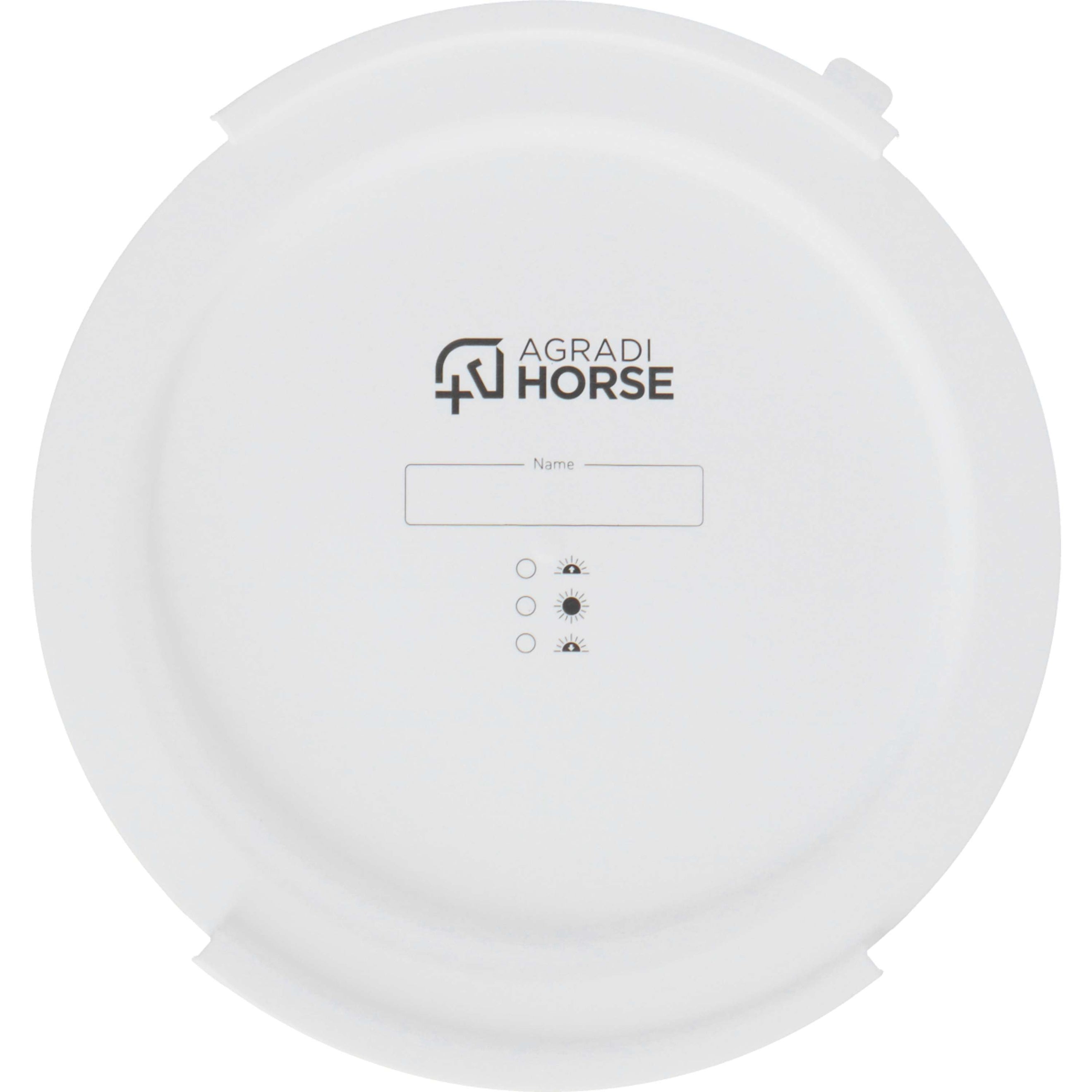 Agradi Horse Coperchio Bianco