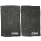 Agradi Horse Asciugamano Microfibre per Paar Grigio