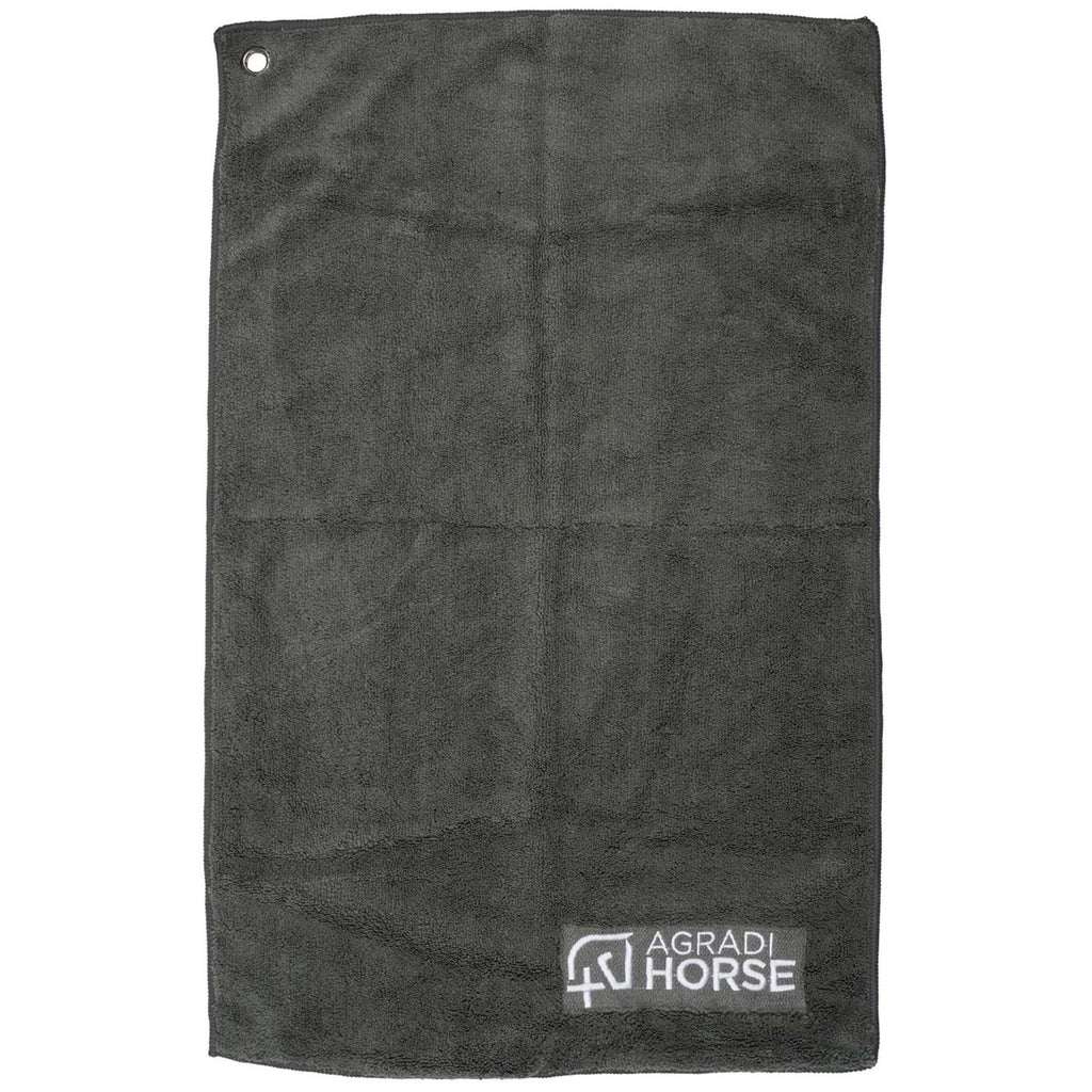 Agradi Horse Asciugamano Microfibre per Paar Grigio