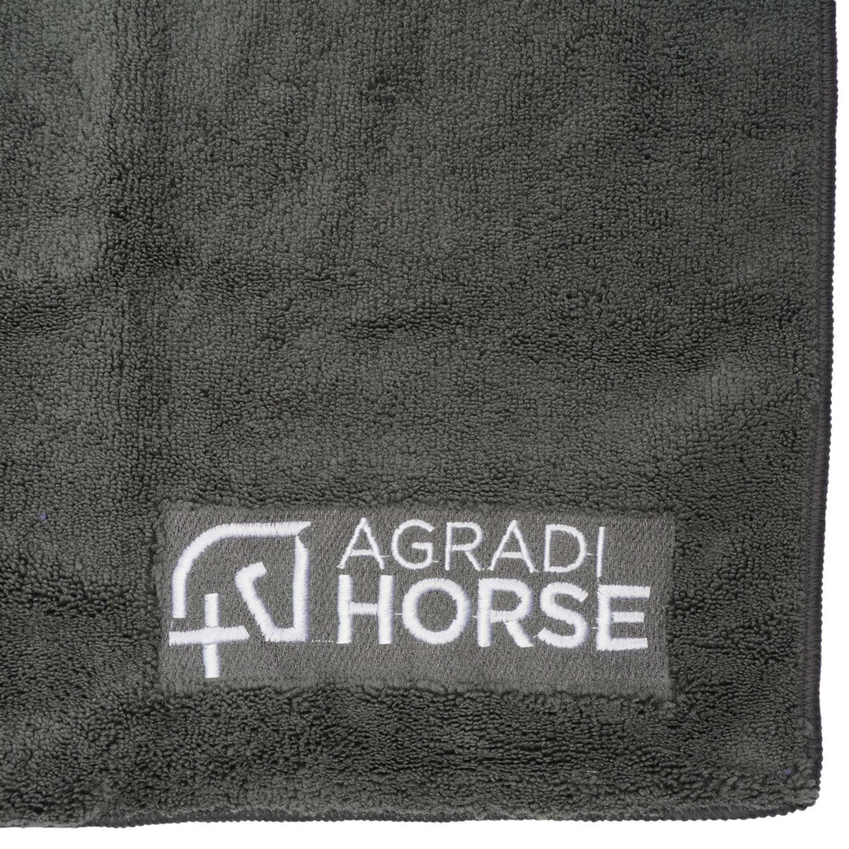 Agradi Horse Asciugamano Microfibre per Paar Grigio