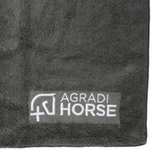Agradi Horse Asciugamano Microfibre per Paar Grigio