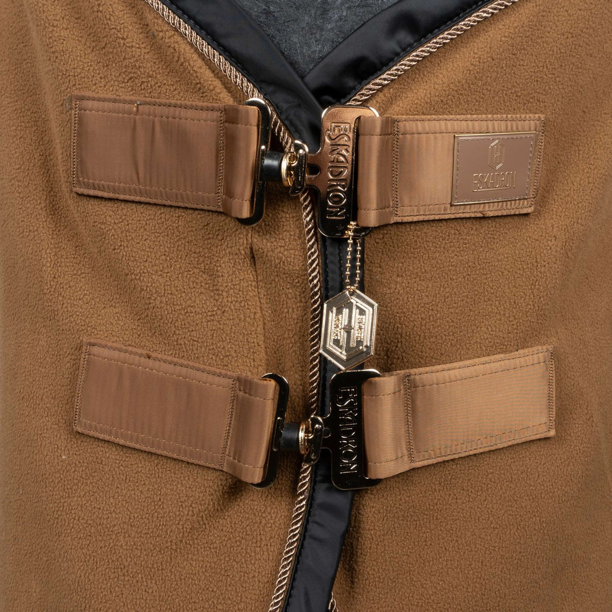 Eskadron Coperta antisudore Heritage Fleece Check Almond