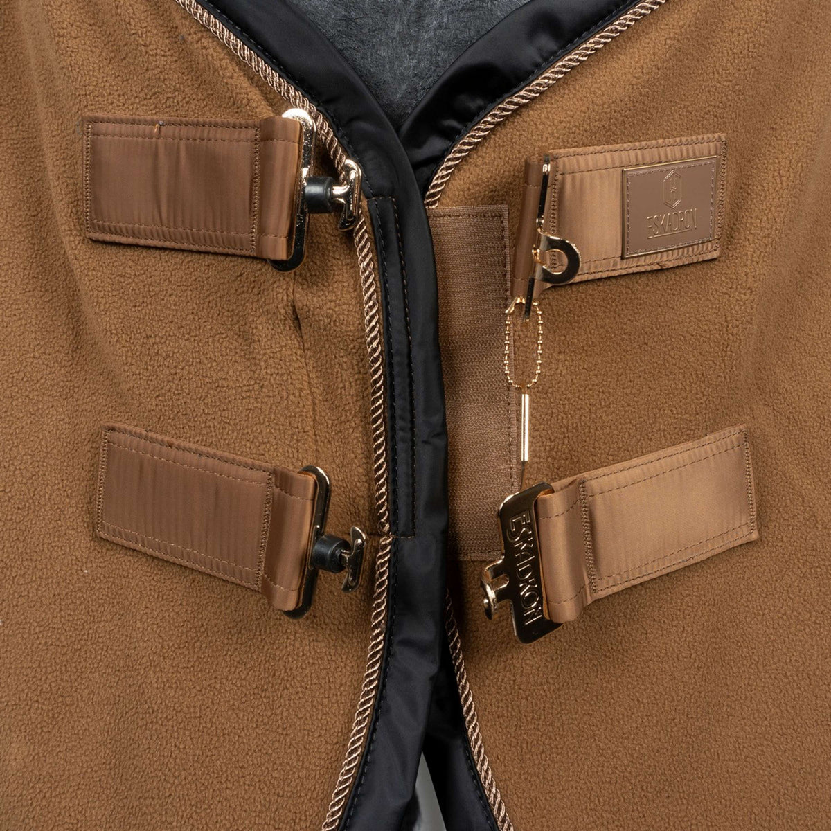 Eskadron Coperta antisudore Heritage Fleece Check Almond
